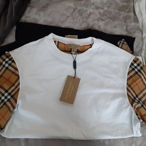 White Burberry T-Shirt